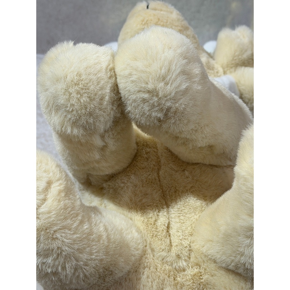 FAO Schwarz "Cheers 4 Ears" Yellow Lab Puppy Dog Plush Bunny Ears and Bowtie - Picture 14 of 16